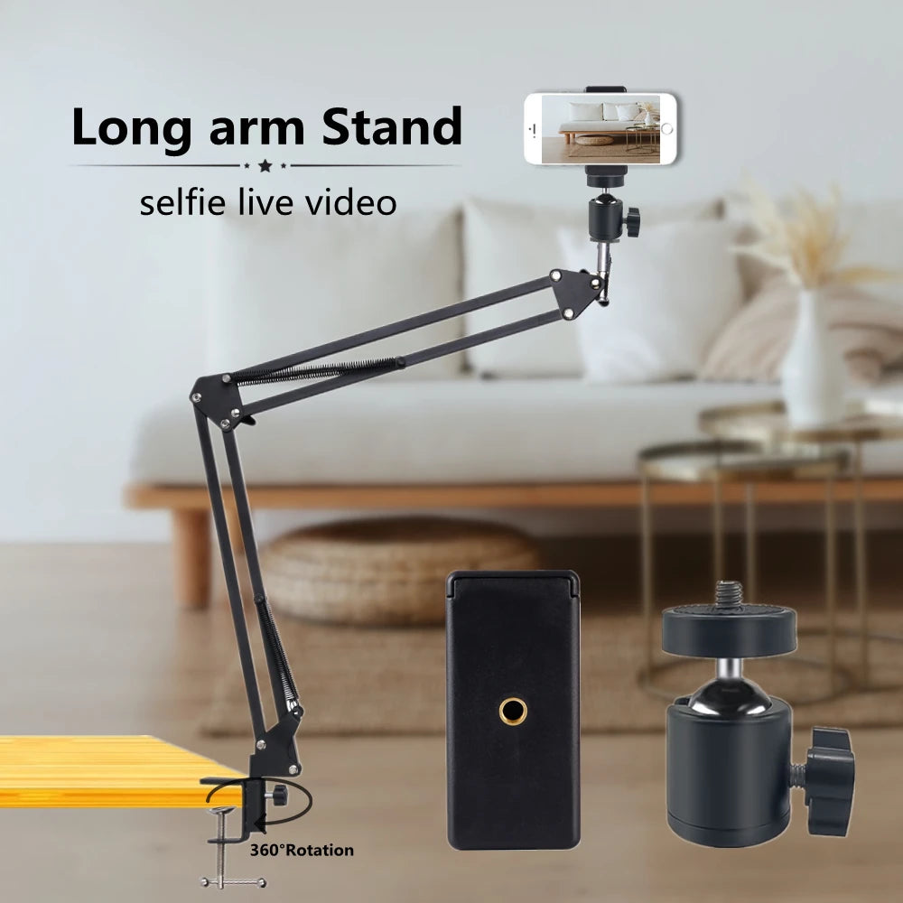 Mobile Camera tripod Table Stand Set With Phone Holder