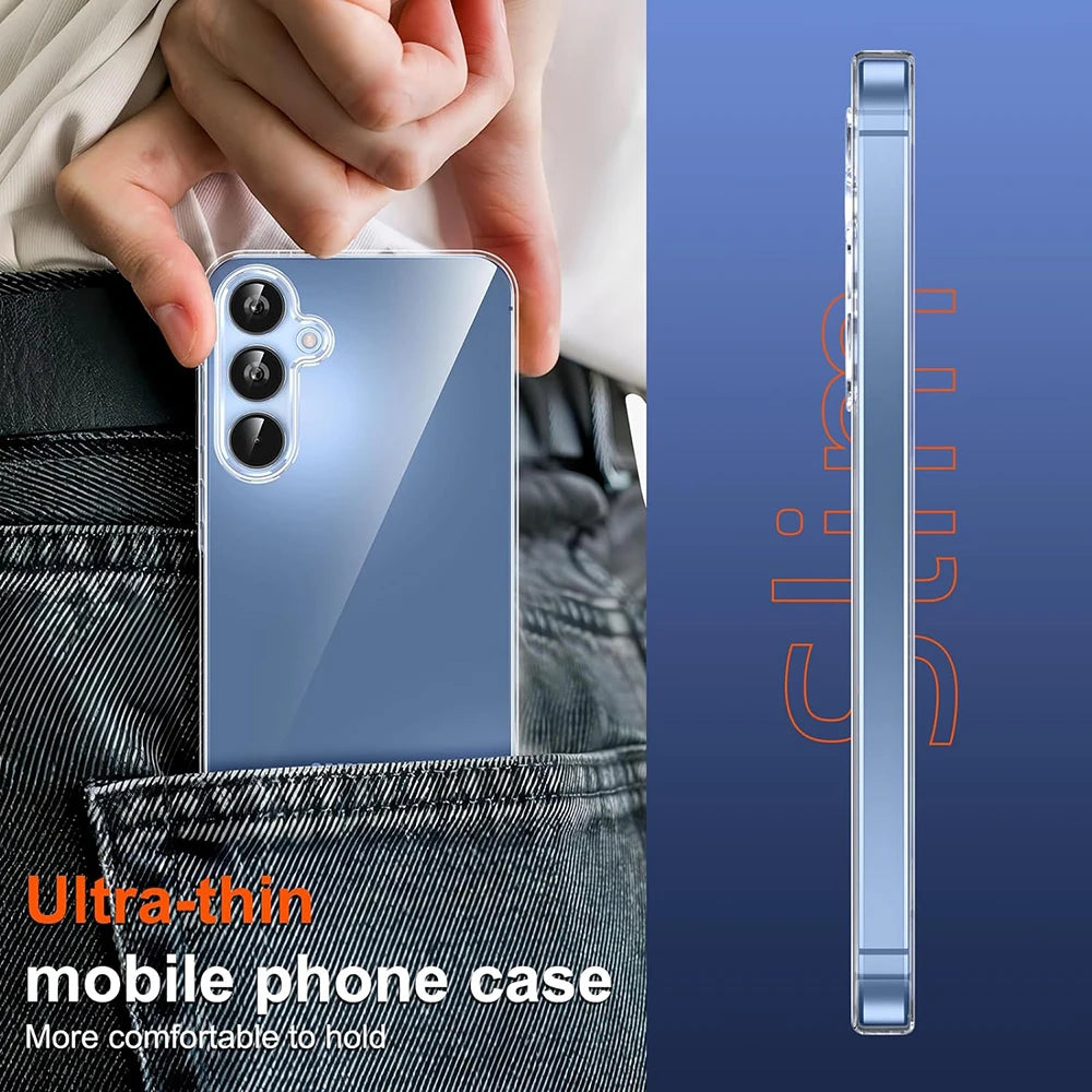 Silicone Transparent Soft Case For Samsung