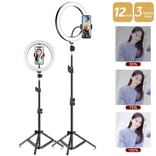 LED Selfie Ring Lamp Tripod