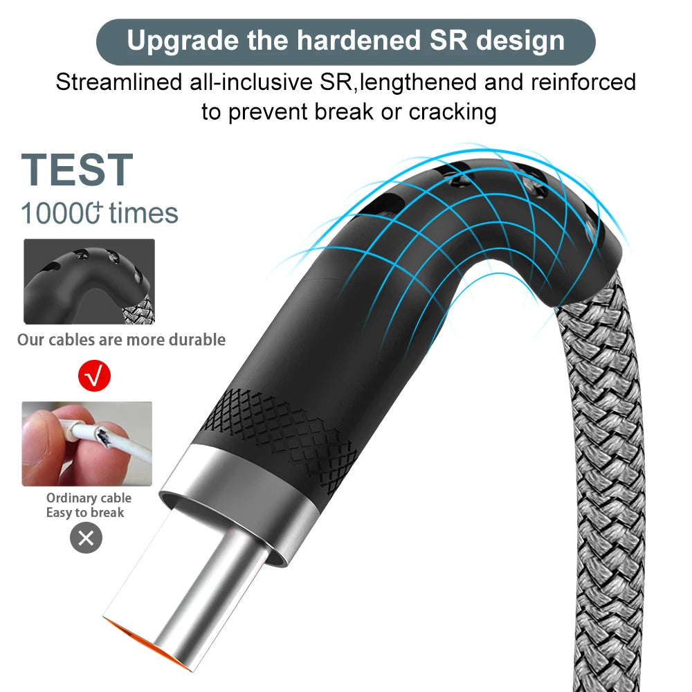 USB TYPE C Cable Super Fast Charge