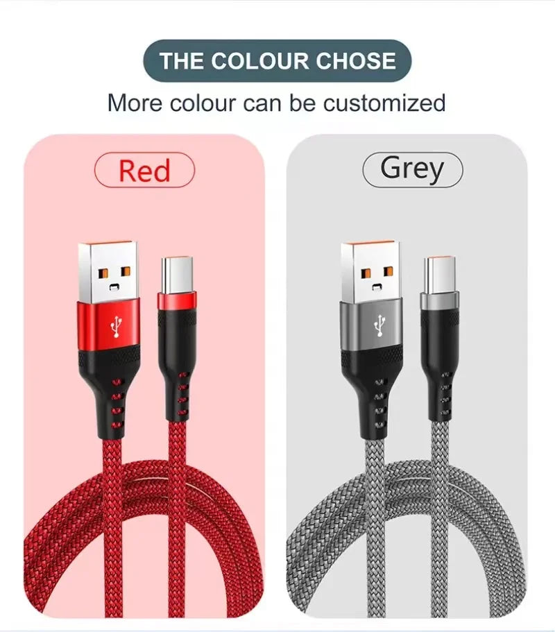 USB TYPE C Cable Super Fast Charge