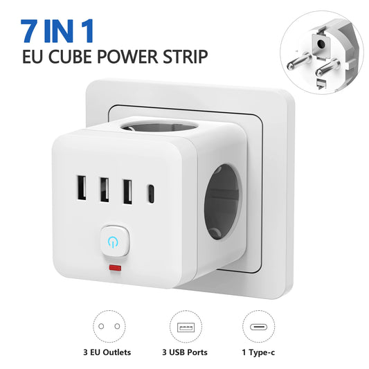 7-in-1 EU Power Strip