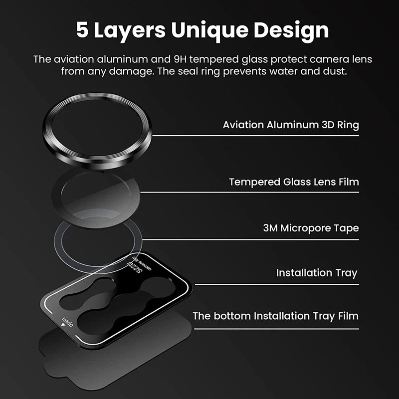 Samsung Galaxy Camera Protector Metal Back lens Cover